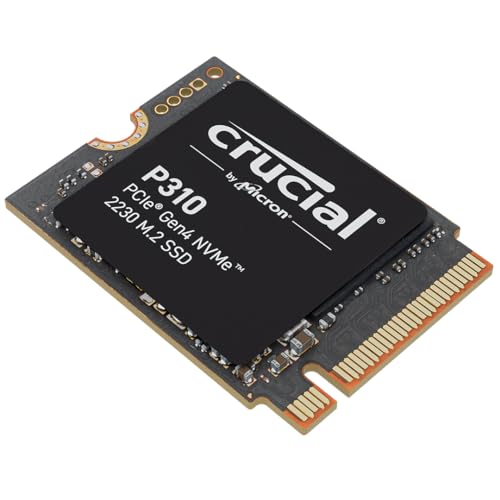Crucial P310 SSD 2TB PCIe Gen4 NVMe M.2 2230, até 7.100 MB/s, compatível com Steam Deck, ASUS ROG Ally, MSI Claw & Microsoft Surface, disco rígido - CT2000P310SSD2