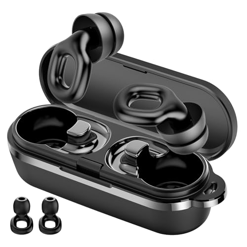 Tampões para os ouvidos para dormir, 36 dB tampões ouvidos cancelamento de ruído com almofada única/almofada dupla, tampões ouvidos silicone reutilizáveis para dormir, concentrar-se e viajar - S/M/L