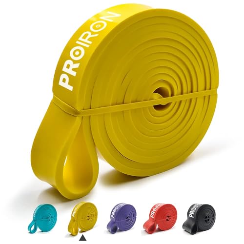 PROIRON Banda elástica de resistência - borracha dominada natural de borracha para alongamento, elevação de potência, ioga, pilates