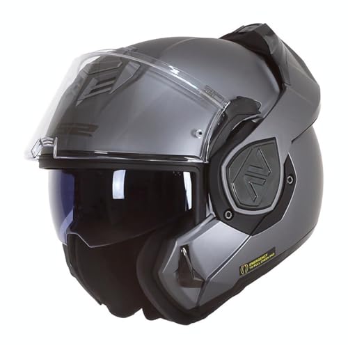 LS2, Capacete Moto Modular ADVANT SOLID Matt Titanium,