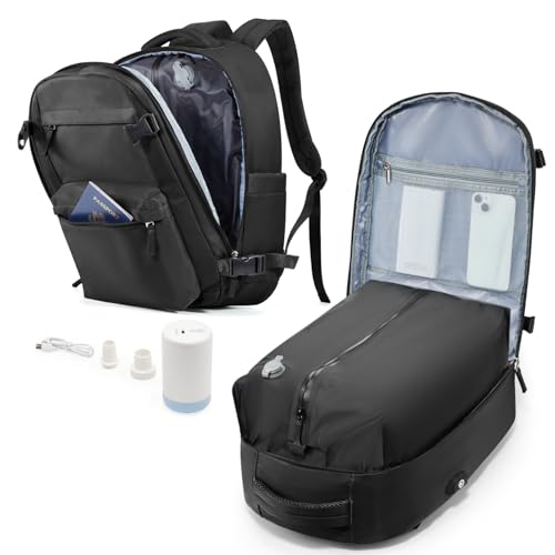 livbote Mochila viagem cabine avion 40 x 20 x 30, mochila de mão 30 l impermeável homem mulher, mochila portátil 15,6 polegadas com USB