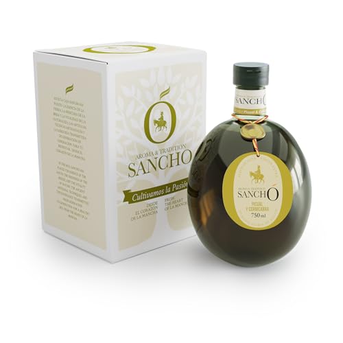 Azeite de azeitona virgem extra mistura em ponto com corni 750 ml AOVE SANCHO Gourmet intenso aromático primeira extração a frio alta concentração de polipropilenos, garrafa PET alimentar