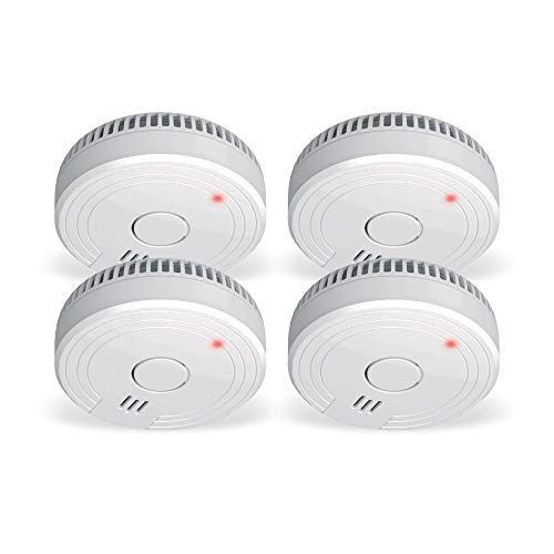 ELRO O detetor de fumo FS1801 cumpre com a norma europeia EN14604-4 peças, embalagem de 4