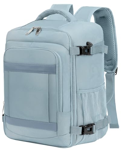 KLOSTAIN Mochila viagem cabine avião para Ryanair Easyjet mochila cabine bagagem de mão mala mochilas homem mochila de viagem escola trabalho, Cor sólida, 40 x 20 x 25 cm 20 L