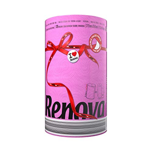 RENOVA Rolo de cozinha Red Label fúcsia