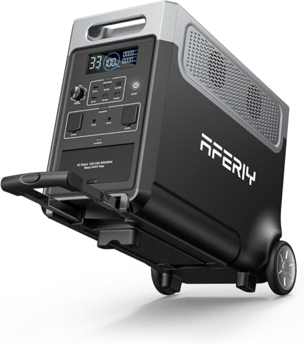 AFERIY Estação de energia portátil 3600 w gerador elétrico solar 3840 Wh portátil Power Station LiFePO4 geradores solares para campismo casa viagens emergências 3 x 230 V potência de saída 7200 W pico