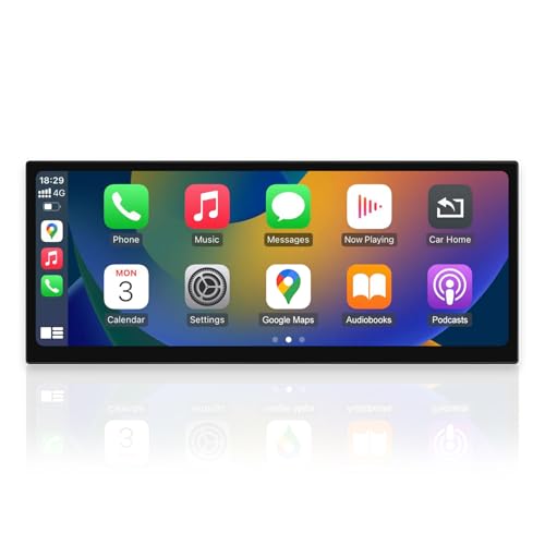 Road Top 12,3 polegadas rádio de carro sem fios CarPlay ecrã tátil para Audi Q3 2013-2018 ano, rádio de carro estéreo multimédia ecrã, suporte Android auto, Mirrorlink
