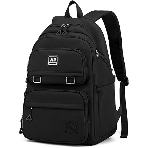 JANSBEN Mochilas escolares menina menino pacote juvenil adolescentes impermeável nylon multi-bolso 30L