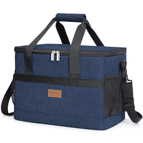 Lifewit Geladeira portátil 20 l, bolsa térmica pequena, Cooler Bag dobrável, bolsa de frigorífico porta-alimentos para homem e mulher de criança, suporte de alimentos para praia, piquenique, campismo