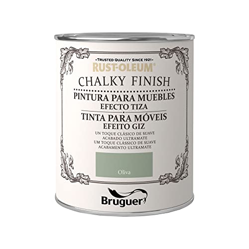Rust-Oleum Bruguer Chalky Finish pintura para móveis azeitona 750 ml