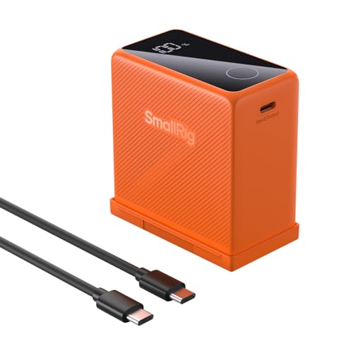 SMALLRIG NP-F970 10500 mAh Bateria de substituição para Sony NP-F970 F750 F550, PD 36W USB-C 3,5H carregamento rápido, bateria com ecrã OLED para câmera, monitor, luz de vídeo LED, câmara de vídeo