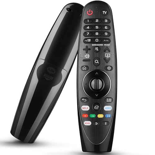 Substituição para TV controlo remoto universal compatível com LG TVs, controlo remoto universal de substituição adequado para LG TV comando à distância - (sem funções de voz e ponteiro)