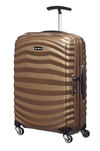 Samsonite LiteShock Spinner, Castanho (Sand), M, Spinner 55/20
