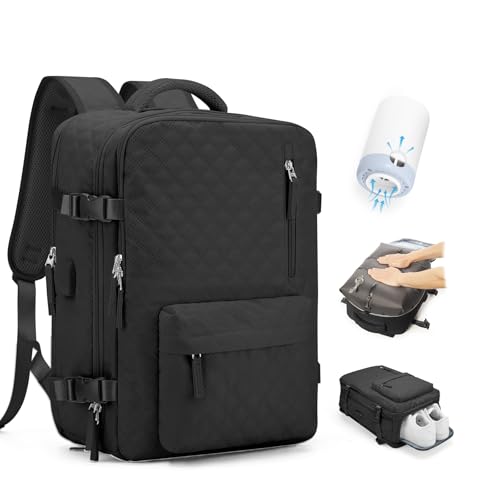 Mochila viagem cabine avião 40 x 30 x 20 para Ryanair mochilas a vácuo com bomba para mulher mala de cabine 45 x 36 x 20 Easyjet bagagem de mão mochila de caminhada mochila impermeável cabine mochila