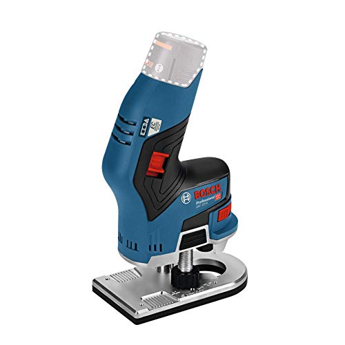 Bosch Professional 12 V System GKF 12 V-8 Fresadora de cantos a bateria (Brushless, 13000 rpm, pinças Ø 6 mm/8 mm, sem bateria, em caixa)