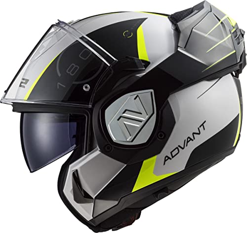 LS2, Capacete de motocicleta modular ADVANT Codex White Black, XL