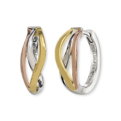 Engelsrufer Damen Creole Paradise aus Sterling Silber - Clipverschluss - nickelfrei - 16,5 mm