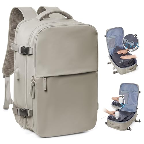 SZLX Mochila a vácuo com bomba mochilas viagem cabine avião 40 x 30 x 20 Ryanair Vueling Wizzair bagagem de mão 40 x 20 x 25 malas de viagem mulher malas 45 x 36 x 20 Easyjet mochila portátil com USB