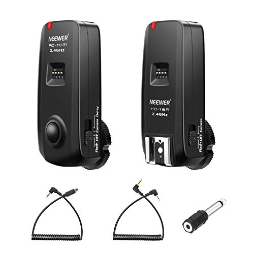 NEEWER FC-16 3-em 1 2,4 G 16 canais disparador de flash remoto sem fios compatível com Sony A9II A9 A7RIV A7RIII A7RII A7R A7III A7II A7 A7SII A7S A6600 A6500 Sony DSLR C. Câmara de foto S
