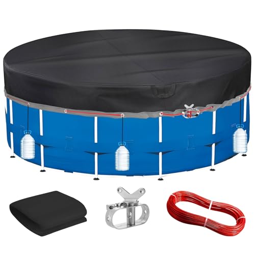 PATWING Cobertura de piscinas redondas Ø 462 Für Ø 410-457 cm, piscinas, resistente a raios UV, cobertura de inverno para piscina für INTEX piscinas