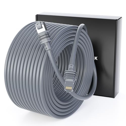 DuHeSin Cabo Starlink Gen 3 (150 pés/46 m), extensão de cabo Starlink resistente à água para Starlink Standard Actuated Gen 3/Satellite V3, cabo Ethernet Starlink de substituição Gen 3