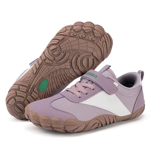 SAGUARO Sapatilhas Barefoot para meninos, meninas, sapatilhas minimalista, macias e leves, com biqueira larga, Gr.25-36