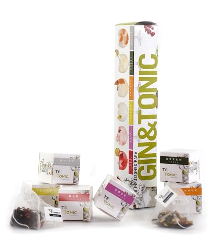 Pacote de 6 infusões, com 6 sabores, Nanopack & Gin&Tonic Te Tonic Experience