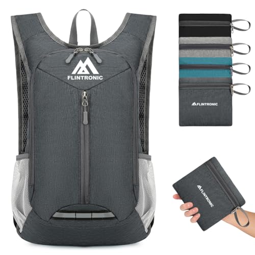 flintronic 16 L Mochila dobrável ultra-leve, mochila de viagem, mochilas de caminhada, mochilas de caminhada pequena, impermeável, para homem e mulher, para caminhadas caminhar acampar