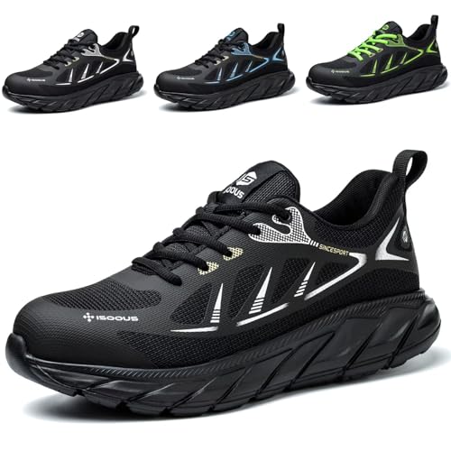 Sapatos de segurança homem sapatilhas trabalho mulher confortável leve calçado de segurança com biqueira de aço respirável