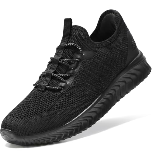 STQ Sapatilhas desportivas para mulher sem cordões Slip-on malha respirável leve sapatos desportivos ténis exterior e interior sapatilhas para caminhar correr correr para grávidas