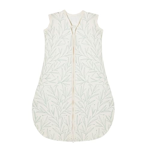 Lilian&Gema Saco de dormir para bebé 0,5 TOG, saco de dormir unissexo de verão para bebé, sem mangas, manta de bebé com fecho de correr de duas vias. Tamanho: S - 70 cm, altura adequada do bebé (0-6
