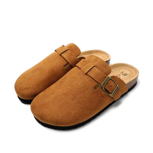 JOMIX Sapatilhas casa mulher com fivela sapatos mulher com palmilha ortopédica