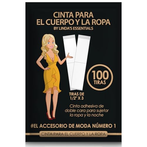 Fita dupla face roupa e pele invisível (100 fitas) autocolante natural extra forte e resistente ao suor - hipoalergénico - sem danos na pele e roupa sem resíduos Body Tape e Boob Tape, Transparente