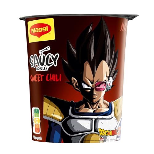 MAGGI Saucy Noodles Asia Sweet Chili Copo - conjunto de 8 x 75 g