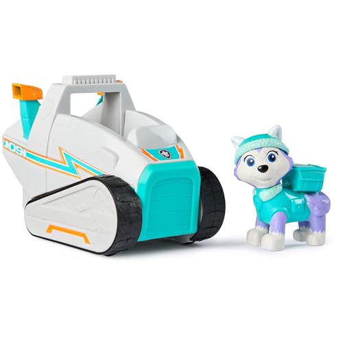 Patrulha Canina - figura Everest e moto de neve - patrulha canina brinquedos - 6068772 - brinquedos crianças 3 anos - presente criança 3 anos