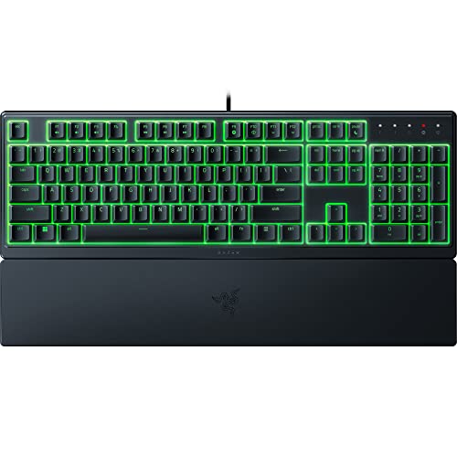 Razer Ornata V3 X - Teclado para jogos de baixo perfil (Interruptores de membrana silenciosos, teclas revestidas com raios UV, design duradouro e resistente a derramamentos), design ES, preto