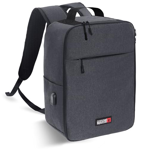 Coronel Tapioca - Mochila viagem cabine avião 40 x 20 x 25 - mochila ryanair 40 x 20 x 25 - mochila cabine de viagem - mochila de viagem adaptada para qualquer viagem e companhia aérea