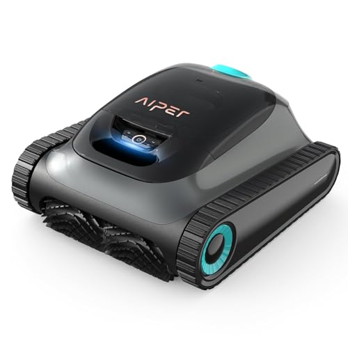 AIPER Scuba S1 Robot limpa-fundos piscina e parede, navegação inteligente 2.0, autonomia da bateria de 150 minutos, aspirador de piscina sem fios para piscinas embaladas de até 150 ºC