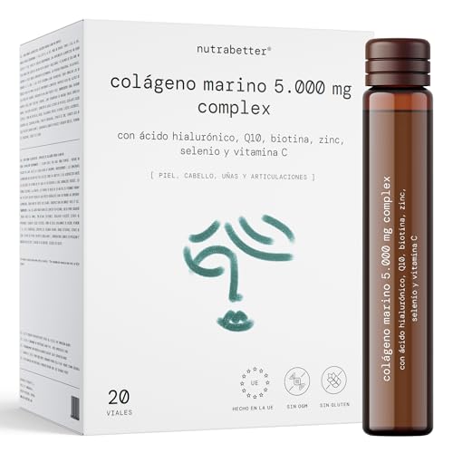 Colágeno marinho hidrolizado AQUACOL® 5.000 mg + ácido hialurónico 200 mg +Q10 | Colagénio bebível com sabor agradável, vitamina C, biotina, selénio, zinco e ácai, articulações, pele, cabelo e uso