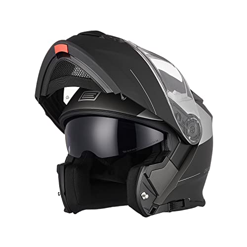 ORIGINE Capacete integral modular para motocicleta Flip up duplo visor homologado ECE