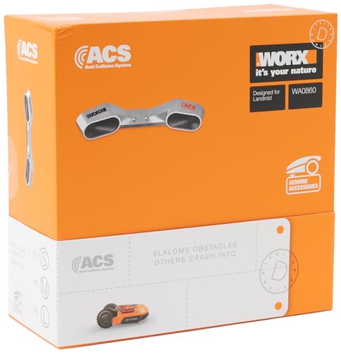 WORX Módulo Landroid WA0860 sensor de colisão ACS – Evitar obstáculos – compatível com todos os novos modelos Landroid a partir de 2019 (não para visão Landroid) – cor prateada