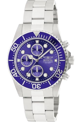 Invicta Pro Diver Relógio de quartzo para homem de aço inoxidável, 43 mm