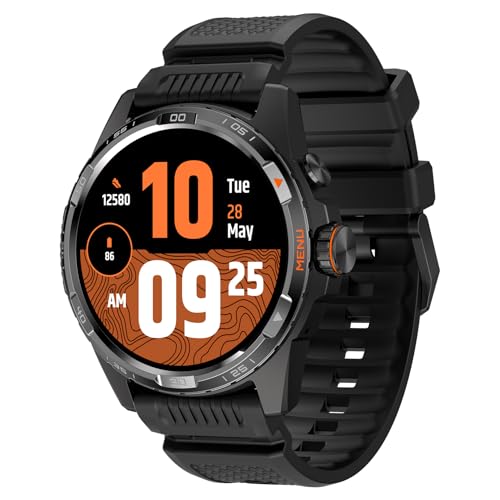 Ticwatch Atlas Smartwatch para homens relógio inteligente com sistema operativo Android Wear para exteriores bateria de 90 horas mais de 110 modos de treino mapa de calor detecção de quedas