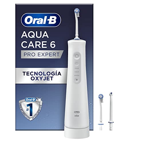 Oral-B Aquacare Pro-Expert Irrigador dentário sem fios com tecnologia Oxyjet - branco