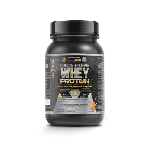 Healthy Fusion Whey Protein Proteína Whey pura com colagénio magnésio | Melhore os seus treinos | Protege e aumenta a massa muscular | 1000 g de proteína