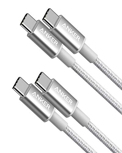 ANKER Cabo USB C de carregamento rápido, cabo USB C de nylon, embalagem dupla de 1 m, para iPhone 15/15 Pro/15 Plus/15 ProMax, iPad Mini 6/Pro 2021, iPad Air 4, MacBook Pro 2020, Samsung Galaxy S23