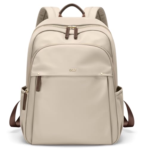 GOLF SUPAGS Mochila de mulher para portátil de 14 polegadas impermeável mochila Daypacks mochila para universidade trabalho viagem (damasco), Damasco