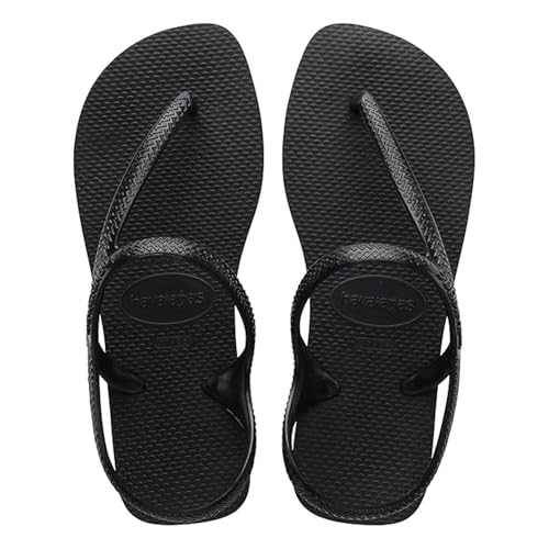 Havaianas - Flash Urban, Sandalias Cómodas, Elegantes y Versátiles, Cierre en Tobillo, Tiras Metálicas Cruzadas, Mujer
