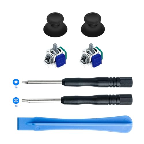 Mcbazel TMR Joystick eletromagnético de substituição para comando Xbox Series X&S/One/One X/One S, com Thumbsticks de substituição e kit de reparação, anti-Drift