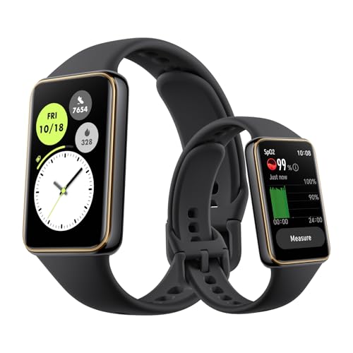 HONOR Band 10 Smart Watch, 1,57" AMOLED Smartwatch, SpO2, frequência cardíaca, 96 modos de desporto podómetro, 5ATM resistente à água, 14 dias de automonomia, compatível com Android e iOS, preto